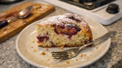 Mürdüm Erikli Kek Tarifi: Yumuşacık Doku, Üstü Meyveli Tam Kıvamında