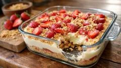 Borcamda Çilekli Magnolia: Kuplara Uğraşmadan Kat Kat, İpeksi Kremalı