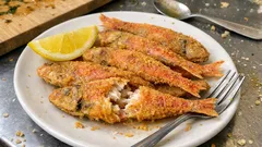 Meyhane usulü barbun tava: mısır unuyla dışı çıtır, içi sulu