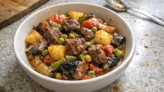 Fırında Çiftlik Kebabı: eti yumuşacık yapan ön pişirme ile tam kıvamında