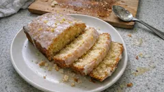 Çay saatine puf puf limonlu kek: kolay ölçü, isteğe bağlı limon sosuyla