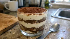 Bardakta Tiramisu: kedi diliyle pratik, labneli kreması tam kıvamında