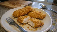 Fırında mısır gevrekli çıtır tavuk: dışı kıtır, içi sulu kalan pratik tarif