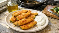 Kabak Balığı Tarifi: Mısır unuyla dışı çıtır, sarımsaklı yoğurtlu