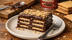 Fırınsız bisküvili pasta: kakaolu muhallebiyle kat kat, her seferinde tutar
