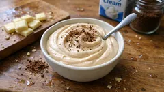 Beyaz çikolatalı kahveli mousse: 10 dakikada hazırlanan, buzdolabında kıvam alan tatlı