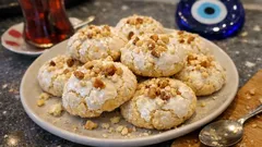 Çay Saatine Ağızda Dağılan Kolay Kurabiye: Süt-yoğurtsuz, geç bayatlayan tarif