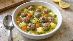 Ekşili sulu köfte tarifi: limonlu terbiyesiyle tam kıvamında, dağılmayan köfteler