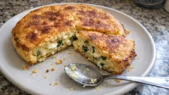 Nohut unundan peynirli börek: glütensiz, az malzemeli ve fırında çıtır çıtır