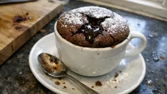 Fırın yoksa da olur: tencerede 10 dakikada çikolatalı sufle