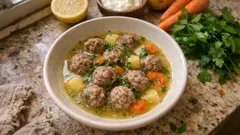 Terbiyesi kesilmeyen ekşili sulu köfte: patatesli, havuçlu tek tencere