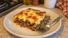 Fırında Kıymalı Pırasa Tarifi: Üstü Kaşarlı, Dilim Dilim Servis Edilen Pratik Yemek