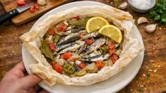 Fırında sebzeli kağıtta hamsi: kılçıksız, sulu ve tepsi kirletmeyen tarif