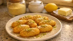 Şerbeti tam kıvamında çeken irmikli parmak tatlısı tarifi (fırında, kolay)