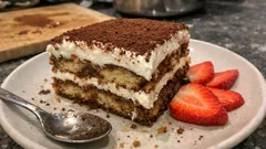 Hazır pasta tabanıyla kolay tiramisu: kahveli ıslatma ve labneli kremayla tam kıvamında