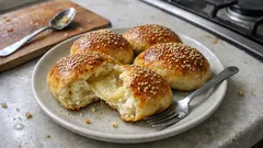 Mayasız kahvaltılık poğaça: yoğurtlu hamurla 25 dakikada yumuşacık