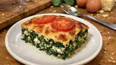 Fırında peynirli ıspanak tarifi: börek kıvamında, dilim dilim nefis