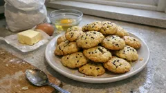 Çörek otlu kıyır kurabiye tarifi: çay saatine tam kıvamında tuzlu atıştırmalık