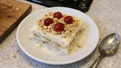 Fındıklı güllaç tarifi: sütlü şerbetin ısısını tutturunca kıvamı tam oluyor