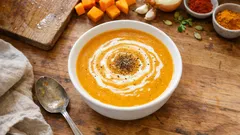Tek tencerede kremamsı bal kabağı çorbası: süt ve baharatla tam kıvamında