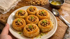 Baklavalık yufkadan bülbül yuvası: çıtır kalan şerbetli tatlı tarifi