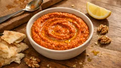Rondoda 5 dakikada Muhammara: köz biberli cevizli sürmelik meze