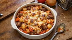 Fırında Etli Karnabahar: Domatesli sos ve kaşarla tam kıvamında ev yemeği