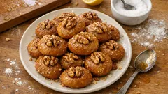 Cevizli şekerpare tarifi: irmikli, ağızda dağılan ve tam kıvamında şerbetli