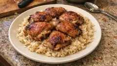 Tek tepside Tavuk Büryan: tavuk suyuyla tane tane pilav, fırında demlenen lezzet