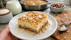 Aslan Sütü Tatlısı tarifi: kavrulmuş tel şehriyeli, borcamda kolay sütlü tatlı