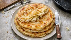 Tavada mayasız katmer tarifi: 10 dakikada hazırlanan, kat kat ayrılan kahvaltılık