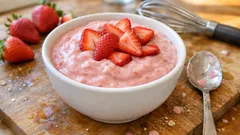 Tencerede topaklanmayan çilekli puding tarifi: hafif, pratik ve tam kıvamında