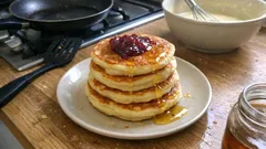 Orijinal pankek tarifi: puf puf kabaran, altın renkli ve yumuşacık sonuç